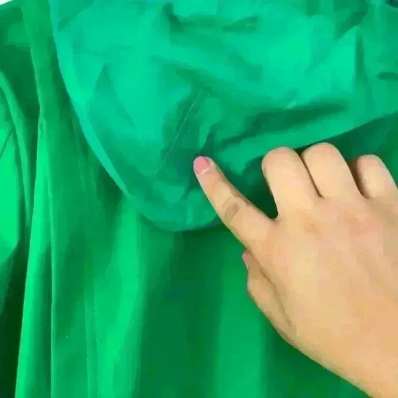 MICHAEL Michael Kors Green Belted Trench Coat - Picture 7 of 10